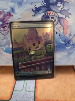 Forest - 309 - MTG: Teenage Mutant Ninja Turtles - Rooftop Land - Surge Foil - Image 1