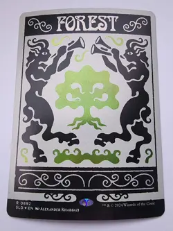 Forest (0892) (Rainbow Foil) Secret Lair Drop Foil - Image 1