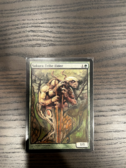 Sakura-Tribe Elder (Extended Altered Art, Acrylic Paint) - Image 1