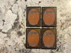 Mtg Diabolic Tutor x4 - Magic the Gathering Diabolic Tutor Playset LP-Played - Image 2