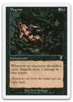 Megrim #146 (NM) 7th Edition 7ED Magic MTG - Image 1
