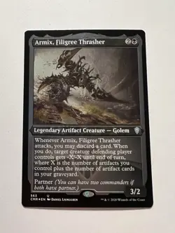 Armix, Filigree Thrasher - ETCHED FOIL - MTG Commander Legends - NM - Image 1