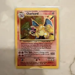 Pokemon Charizard 4/102 Base Set Holo 1999 - Image 1