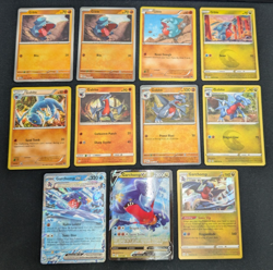 Gible Gabite Garchomp V EX Pokemon Card Collection Set of 11 English Rare Holo - Image 1