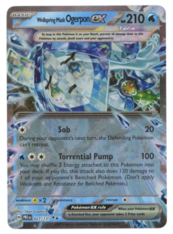 POKEMON TCG WELLSPRING MASK OGERPON EX 027/131 SV: PRISMATIC EVOLUTIONS - Image 1