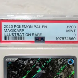 Pokemon Magikarp Illustration Rare 203/193 Sv02: Paldea Evolved Holo PSA 9 - Image 4