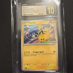 Pokemon Pikachu TCG Scarlet Violet SVP 190 Black Star Promo Card - Image 1