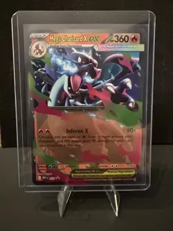 Mega Charizard X EX 029 Promo – Mega Evolution Tin – Pokemon TCG – NM - Image 1