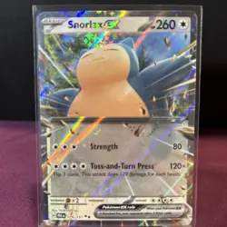 Pokemon TCG Snorlax EX 76/131 Prismatic Evolutions Double Rare Holo Card - Image 1