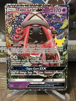 Tapu Lele GX 60/145 Celebrations: Classic Collection Holo NM+/MINT - Image 1