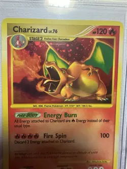 2008 Pokemon Diamond Pearl Stormfront Charizard 103100 G2U - Image 3