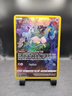 Pokemon Crown Zenith: Galarian Gallery Holo Full Art Rare Sleepy Mew GG10/GG70 - Image 1