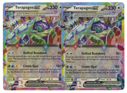 POKEMON TCG TERAPAGOS EX 092/131 DOUBLE RARE SV: PRISMATIC EVOLUTIONS (2x) - Image 1