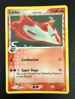 The Pokemon Company Latias 21/110 Holon Phantoms Delta Species Rare - Image 1