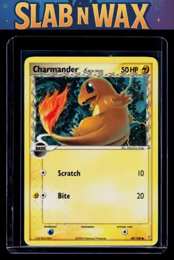 Pokemon tcg Crystal Guardians Charmander (Delta Species) #49/100 - Image 1