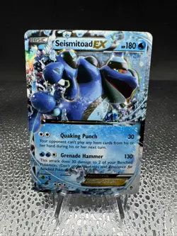 Pokemon TCG Seismitoad Furious Fists 20/111 Holo Holo Rare EX - Image 1