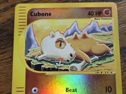 Pokemon Base Set Expedition # 103/165 Reverse Holo CUBONE ___never played___ - Image 2