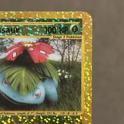 2002 Pokemon VENUSAUR 4/12 JUMBO Expedition Reverse Holo OVERSIZED BOX TOPPER LP - Image 5