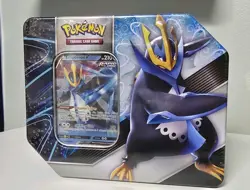 Pokemon TCG Empoleon V Strikers Factory Sealed 5-Pack Tin - Image 1