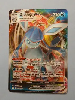 Pokemon Sword & Shield Evolving Skies Glaceon VMAX 041/203 - Image 1