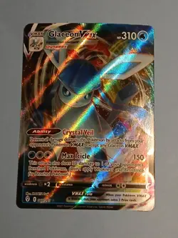 Pokemon Sword & Shield Evolving Skies Glaceon VMAX 041/203 - Image 3