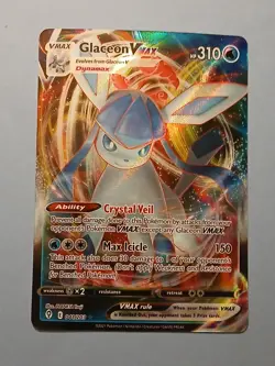 Pokemon Sword & Shield Evolving Skies Glaceon VMAX 041/203 - Image 4