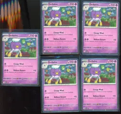 (5x) 2025 Pokemon Drifblim 006 ME Mega Evolution Promo MEP Blister Checklane NM - Image 1