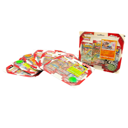 Lot of (7) Pokemon TCG Sun & Moon Crimson Invasion 3-Pack Blisters Sealed - Image 1