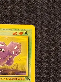 1st Edition Weezing 45/62 Pokemon TCG WOTC Base Set Fossil Light Play LP - Image 4