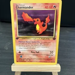 Pokemon TCG Charmander Team Rocket 1st Edition (50/82) - Image 1