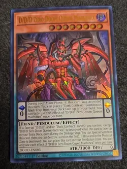 Yugioh! D/D/D Zero Doom Queen Machinex - DOOD-EN003 Ultra Rare NM - Image 1