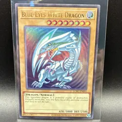 Yu-Gi-Oh! Blue-Eyes White Dragon LCKC-EN001 Kaiba 1st Ed Ultra Rare 3000/2500 - Image 1