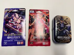 One Piece TCG Lot - Tin Vol 2 OP13, Booster Pack EBO3 & OP14-EB04 - SEALED - Image 1