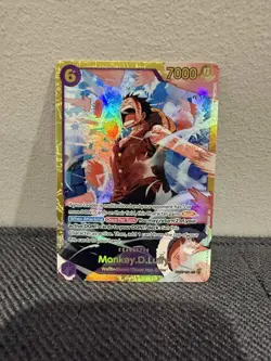 Monkey.D.Luffy EB02-061 SEC - One Piece TCG - English Card Near-Mint Secret Rare - Image 1