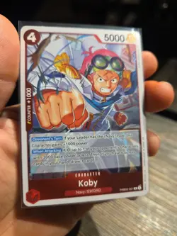 One Piece | Koby | PRB02-001 | Rare (R) | NM - Image 3