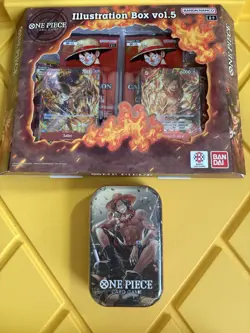 ONE PIECE Tin+Box Lot Bundle Collection SEALED OP13 + More Monkey.D.Luffy - Image 1