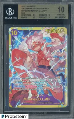 2023 One Piece Awakening of The New Era OP05119 Monkey D. Luffy BGS 10 PRISTINE - Image 1