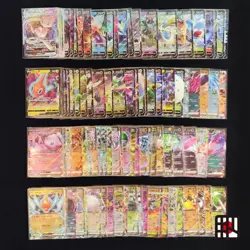 Pokemon Card Bulk Lot 100 V ex VMAX VSTAR NM-LP No Dupes Japanese US Stock 611 - Image 1