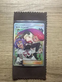 Jessie & James - Full Art Trainer 68/68: Pokemon Hidden Fates Holo TCG Card - Image 1
