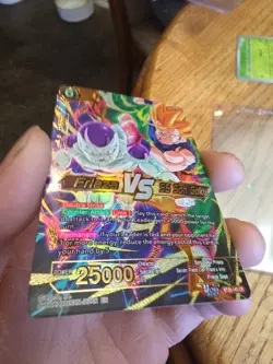 Bandai Frieza VS SS Son Goku Battle Card Dragon Ball Super BT28 Foil Ultra Bout… - Image 2