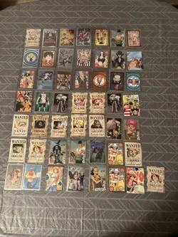 2022 one piece huge lot 50 Cards - Image 1