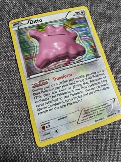 Pokemon TCG Ditto Holo Rare Card Boundaries Crossed 108/149 - Image 2