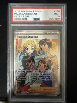 Paldean Student Holo Ultra Rare Pokemon Card 230/091 Sv: Paldean Fates 2024 - Image 1