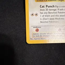 Pokemon TCG Meowth Promo Holo Card #10 Promo Cards - Image 5