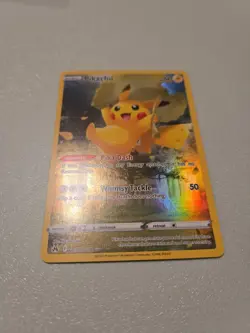 Pokemon TCG Crown Zenith: Galarian Gallery Pikachu Holo Card GG30/GG70 - Image 1