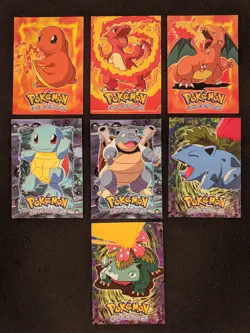 Pokemon Topps Lot of 7 1999 Trading Cards 04 05 06 07 09 02 03 - Image 1