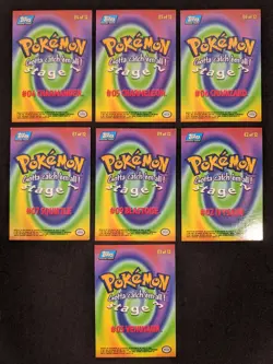 Pokemon Topps Lot of 7 1999 Trading Cards 04 05 06 07 09 02 03 - Image 2