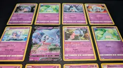 Hatenna Hattrem Hatterene Pokemon Card Collection Set of 12 English Rare Holo V - Image 2