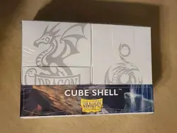 Dragon Shield Cube Shell Card Booster Drafting Storage Box Holders White 30505 - Image 1