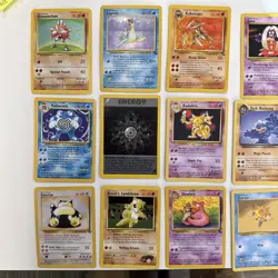 (29) Base set Lot Pokemon Cards-Holo And Commons, energy And Trainer Cards- Read - Image 1